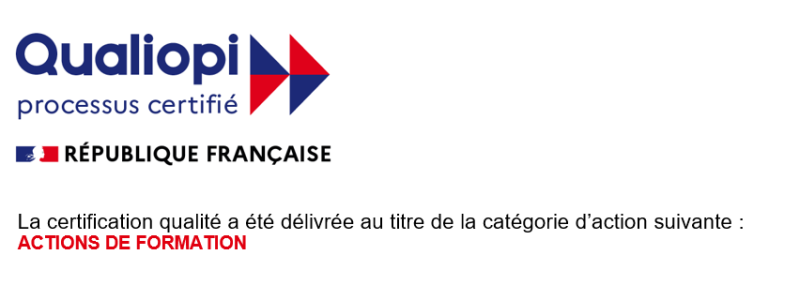 logo qualiopi + action de formation